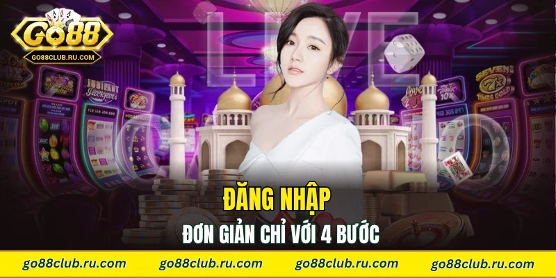 Đăng nhập đơn giản chỉ với 4 bước